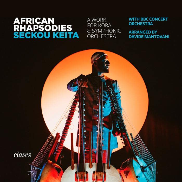 Seckou Keita album cover featuring a kora player with orchestral strings.