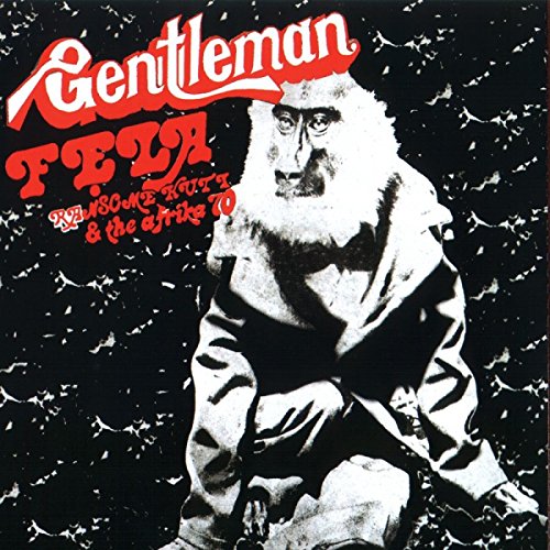 Album cover for Fela Kuti’s “Gentleman” featuring a gorilla illustration.
