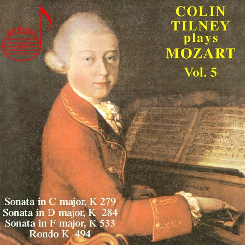 A CD cover featuring a man in 18th-century attire playing a harpsichord.