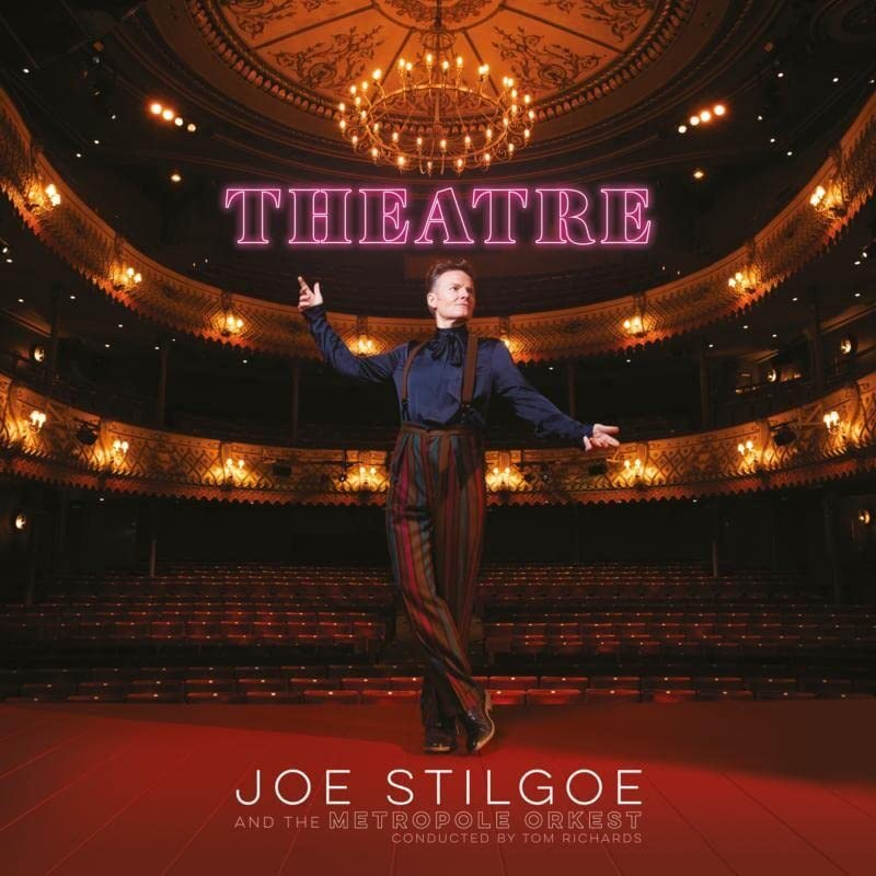 Joe Stilgoe album cover featuring a man in a theatre’s ornate interior.