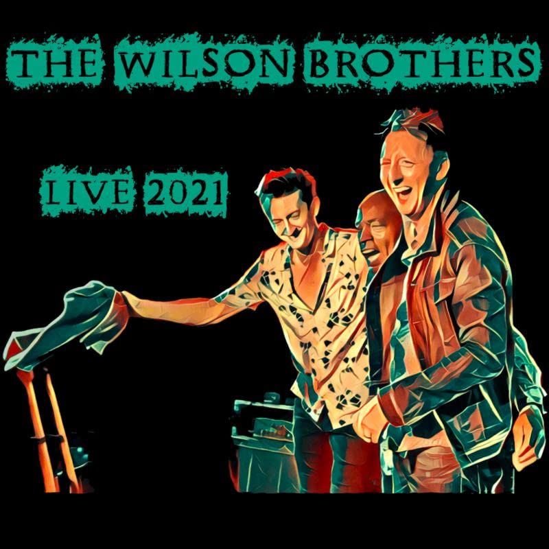 CD cover featuring three men in colorful, stylized artwork.