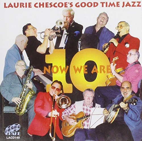 CD cover featuring a jazz band of ten musicians playing instruments.