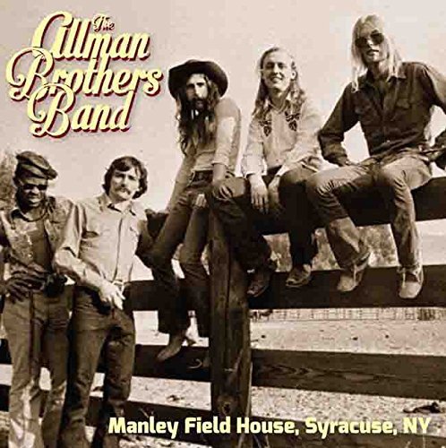 Allman Brothers Band album cover featuring four musicians in a rural setting.