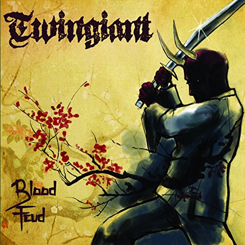 CD cover: knight with sword, red blossoms, and dramatic painted style.