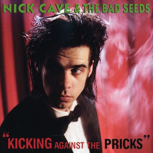 Album cover featuring Nick Cave with red background, green and red text overlay.