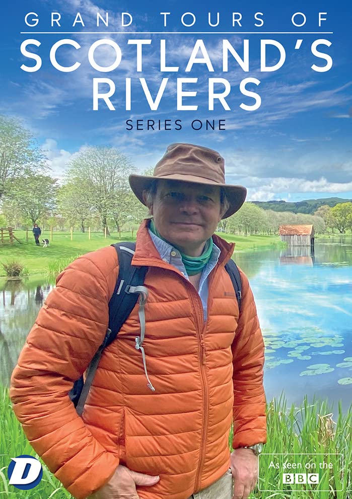 DVD cover featuring a man by a Scottish river landscape.