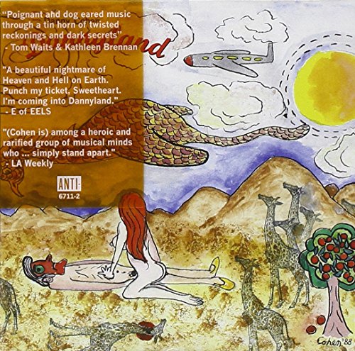 CD cover art: surreal, colorful illustration of figures and animals.