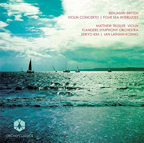 "CD cover featuring a serene seascape with sailboats and a cloudy blue sky."