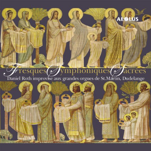 CD cover: religious figures in robes, stylized gold and blue background.
