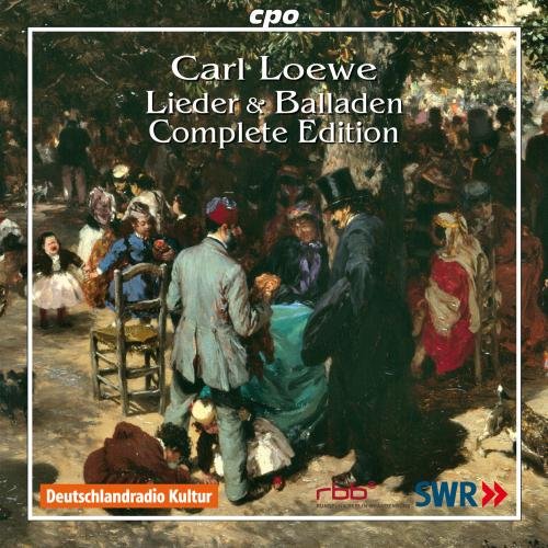 A CD cover featuring a painting of people gathered outdoors, in 19th-century attire.