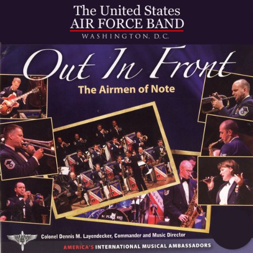 "CD cover featuring the US Air Force Band with musicians playing various instruments."