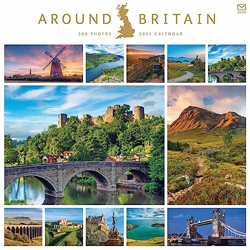 Around Britain Wall Calendar 2024