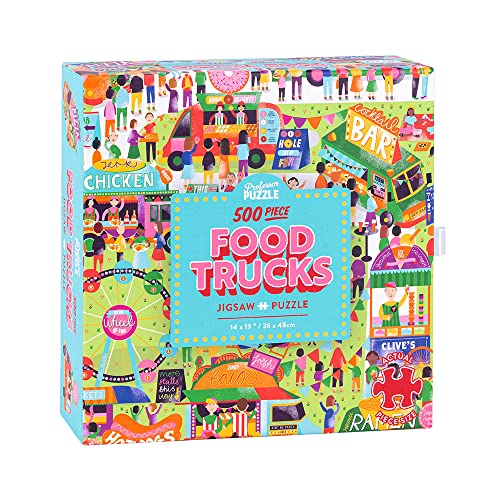 Professor Puzzle | Food Trucks Jigsaw Puzzle (500 pieces) | Ages 8+ | 1+ Players