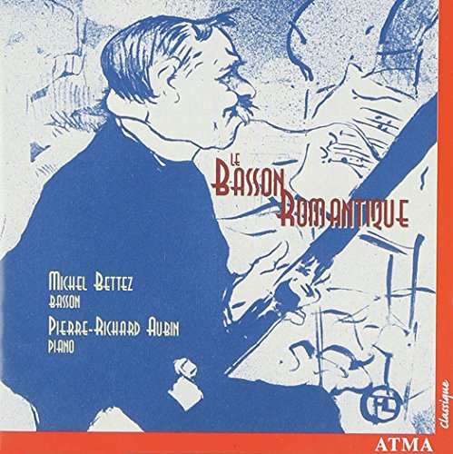 CD cover with sketched portrait of a man and a bassoon.
