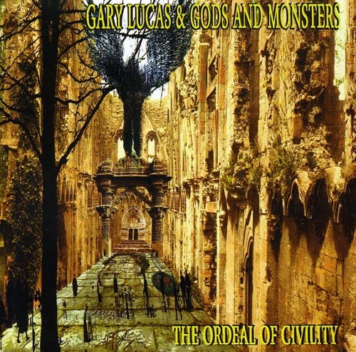 CD cover: Gothic architecture with a dark, silhouetted tree.