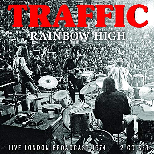 Traffic “Rainbow High” CD cover: band performing live in 1974.