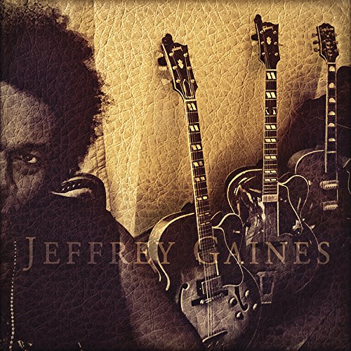 CD cover for Jeffrey Gaines' "Alright" featuring guitars and a portrait.