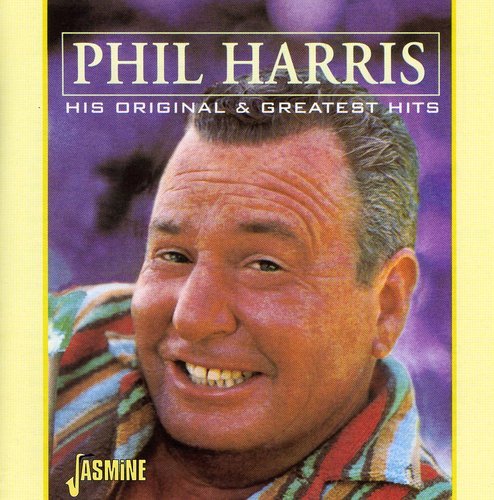 Phil Harris CD cover featuring a smiling man with a striped shirt.