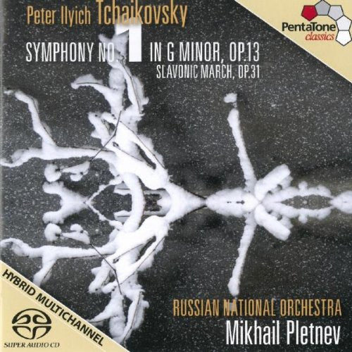 CD cover with black-and-white snowflake image and beige corners, featuring text.