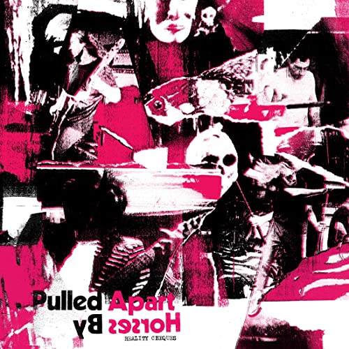 Album cover for Pulled Apart By Horses’ “Reality Cheques” with abstract imagery.