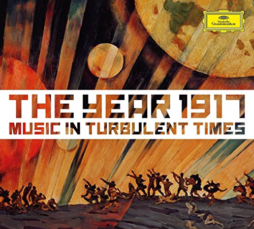 CD cover for "The Year 1917" with abstract art and figures.