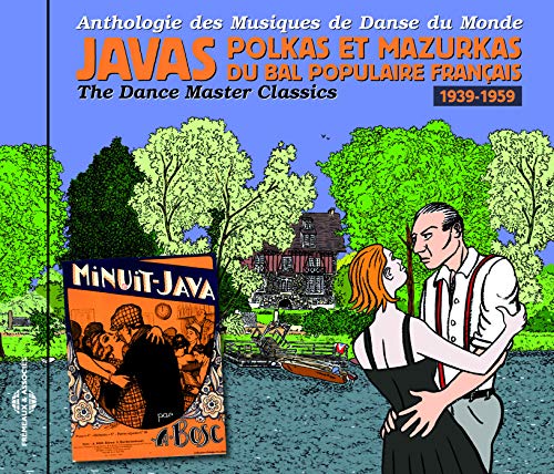 CD cover: illustrated couple dancing with a rural landscape background.