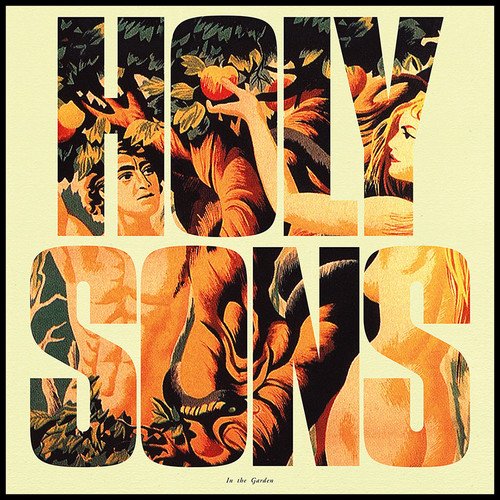 CD cover for Holy Sons’ “In the Garden” with collage imagery.