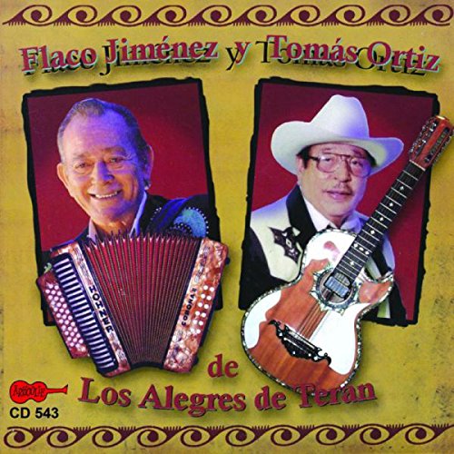 "CD cover with two musicians, one holding accordion, the other holding guitar."