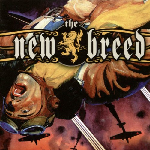 CD cover for “The New Breed” featuring a painted, dynamic action scene.
