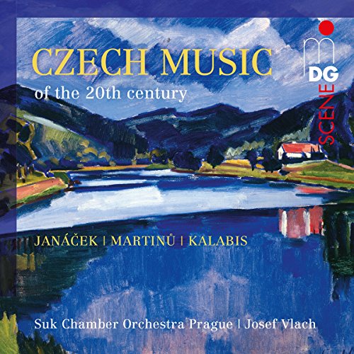 CD cover: landscape painting with text listing composers and orchestra.