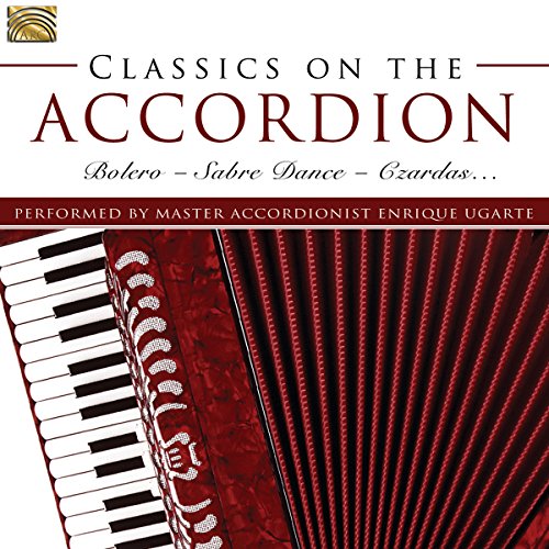 CD cover featuring a red accordion and the title "Classics on the Accordion.