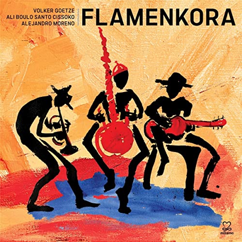CD cover: stylized black figures playing instruments against a colorful background.