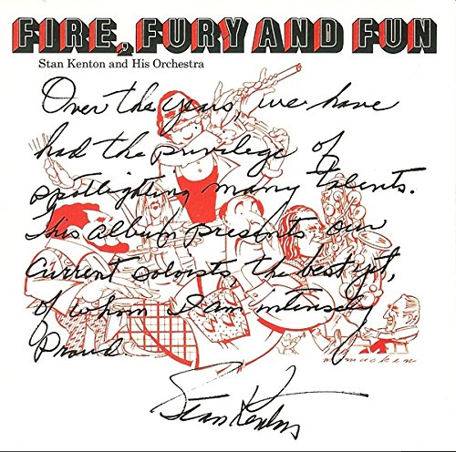 CD case with "Stan Kenton - Fire, Fury & Fun" title, featuring a music album cover.