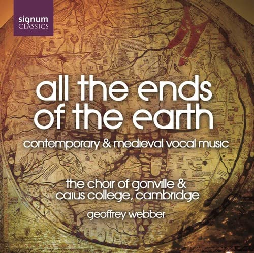 CD cover for “All the Ends of the Earth” vocal music album.
