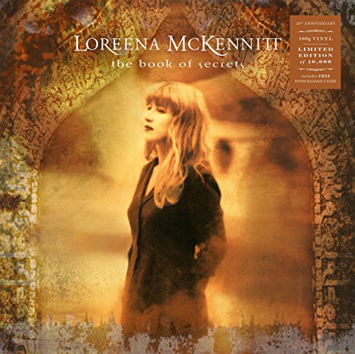Loreena McKennitt album cover, “The Book of Secrets”, vinyl record.