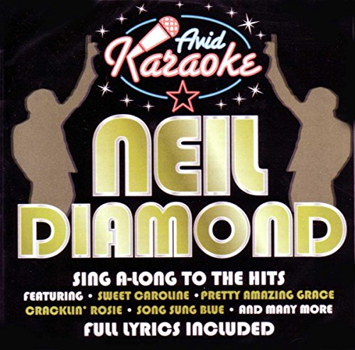 "CD cover with silhouettes of people singing, 'Neil Diamond' in large gold text."