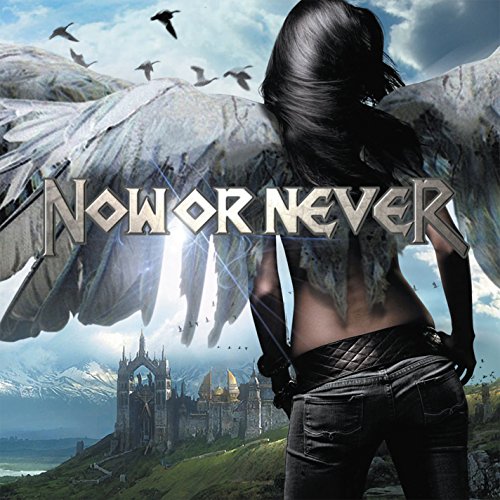 The alt text for the image is: "Album cover featuring a winged woman with a castle landscape."