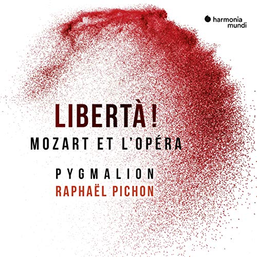 CD cover with red speckles, text “Libertà!”, and artist names.