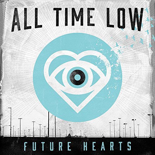 All Time Low “Future Hearts” CD cover with eye-heart graphic.