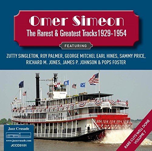 CD cover for Omer Simeon compilation featuring a steamboat image.
