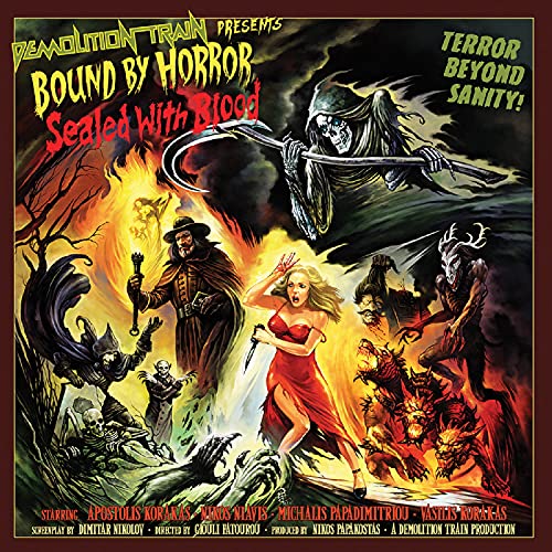 CD cover: dark fantasy scene with figures, flames, and a grim reaper.