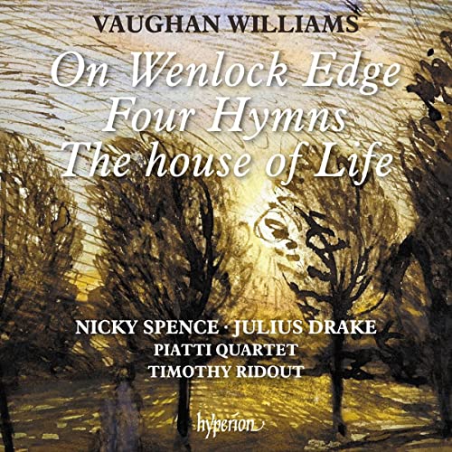 CD cover for Vaughan Williams songs by Nicky Spence and Julius Drake.