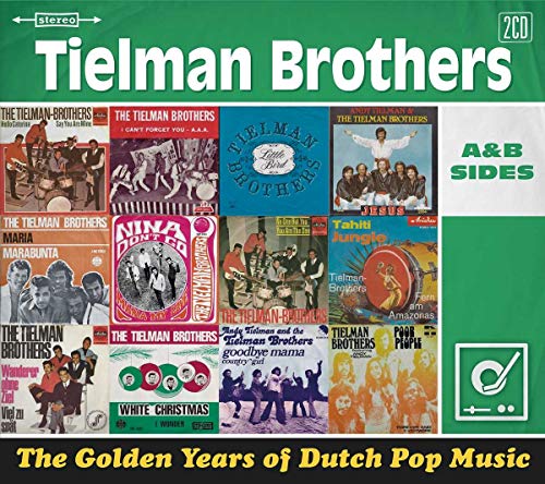 CD cover for "The Tielman Brothers - Golden Years of Dutch Pop Music".