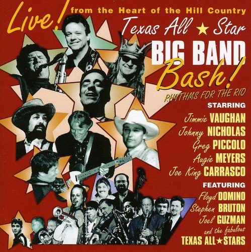 CD cover featuring a collage of musicians with "Texas All Star Big Band Bash!" text.