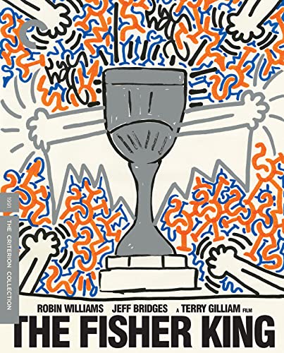Blu-ray cover for "The Fisher King" featuring a stylized grail illustration.
