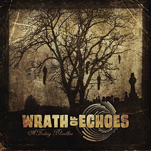 Dark album cover with a bare tree, graveyard, and hanging figures.