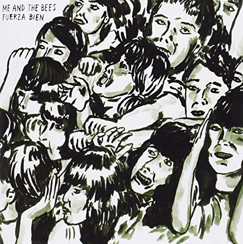 CD cover: black and white illustration of many expressive faces.