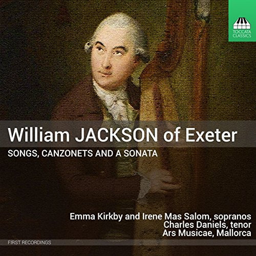 CD cover featuring a portrait of William Jackson of Exeter with text overlay.