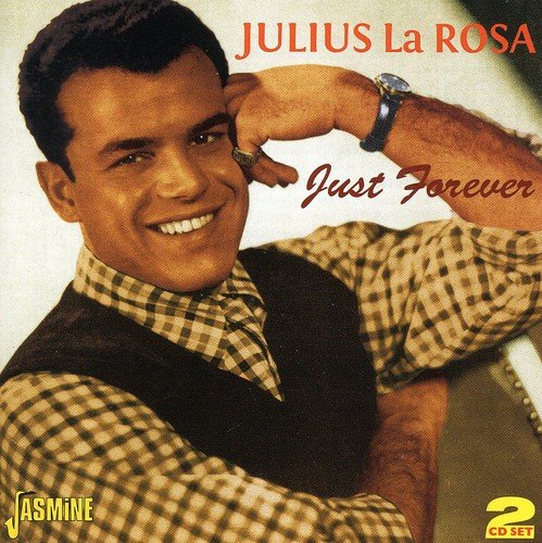 Julius La Rosa album cover featuring a smiling man in a checkered shirt.
