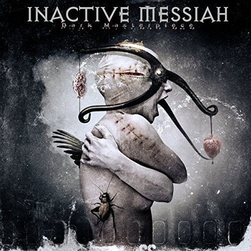 CD cover: distorted figure with insect details, dark and surreal imagery.